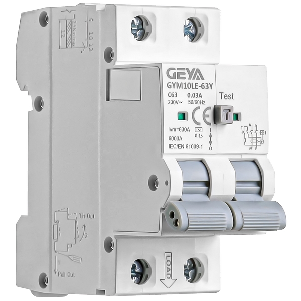 GYM10LE-63Y型剩余電流動(dòng)作斷路器（RCBO）