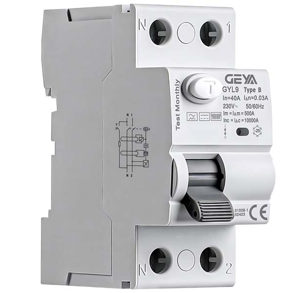 GYL9-F/B系列漏電斷路器（RCCB）